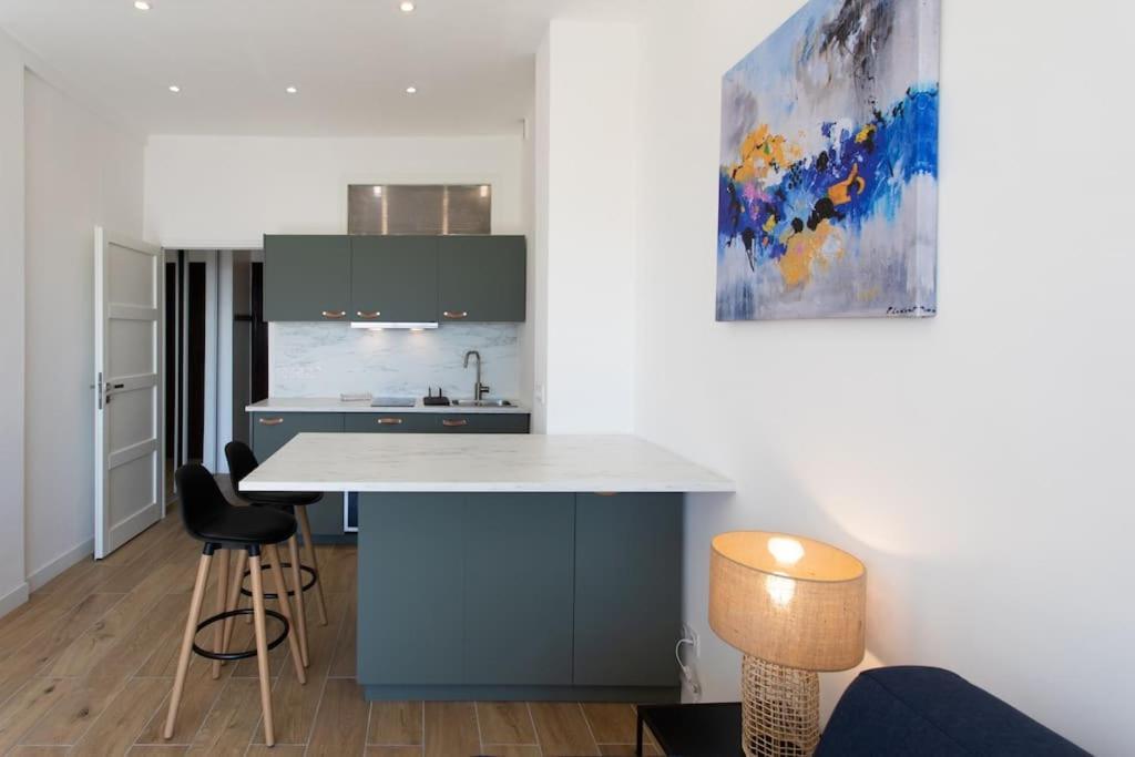 #43 Design Studio Terrace Ac Wifi Sea View 1Min Beach Nice Bagian luar foto