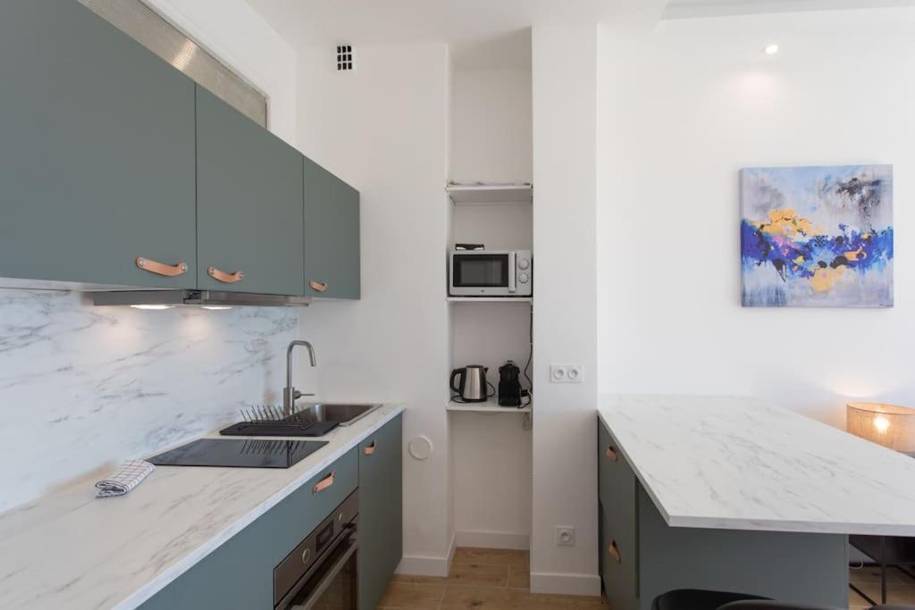 #43 Design Studio Terrace Ac Wifi Sea View 1Min Beach Nice Bagian luar foto
