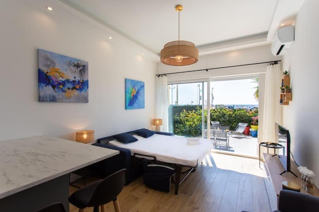 #43 Design Studio Terrace Ac Wifi Sea View 1Min Beach Nice Bagian luar foto