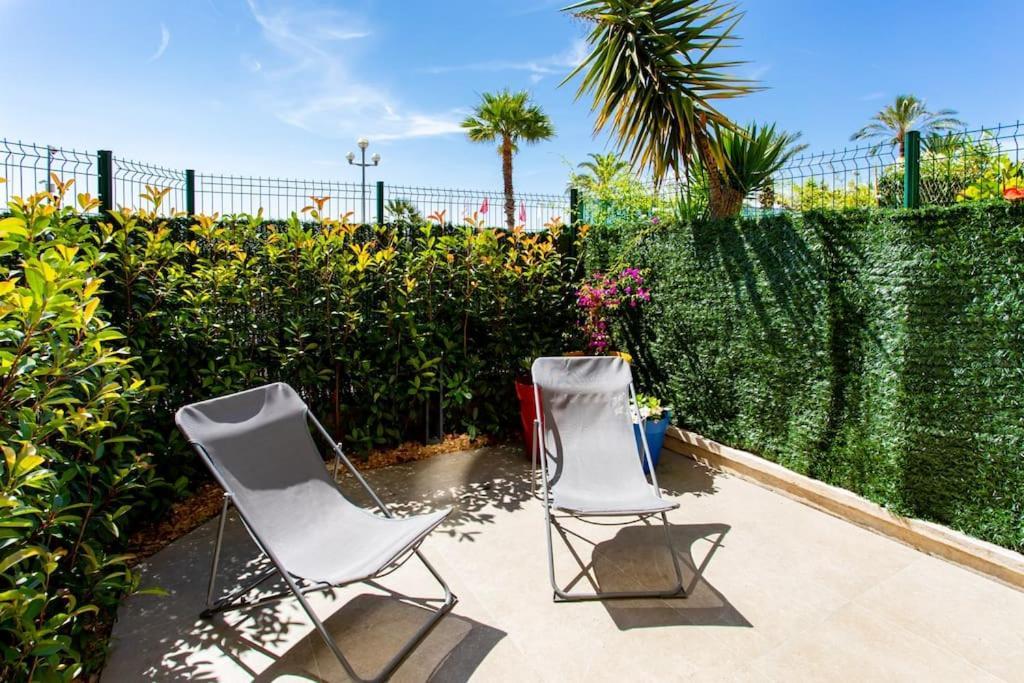 #43 Design Studio Terrace Ac Wifi Sea View 1Min Beach Nice Bagian luar foto