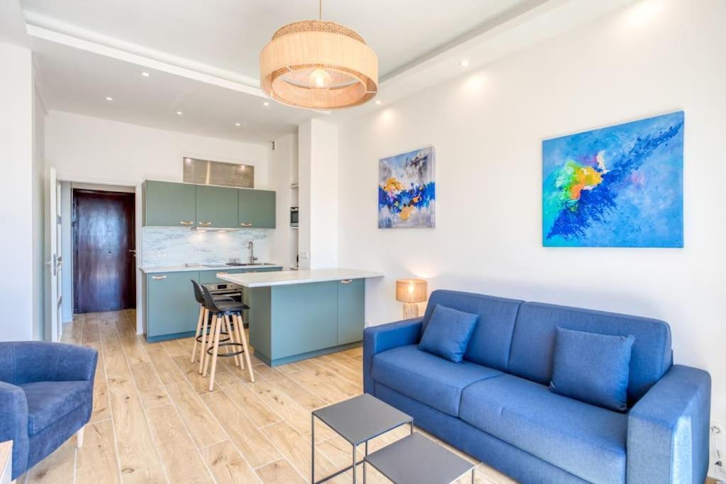 #43 Design Studio Terrace Ac Wifi Sea View 1Min Beach Nice Bagian luar foto