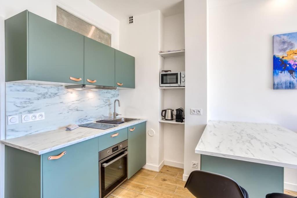 #43 Design Studio Terrace Ac Wifi Sea View 1Min Beach Nice Bagian luar foto