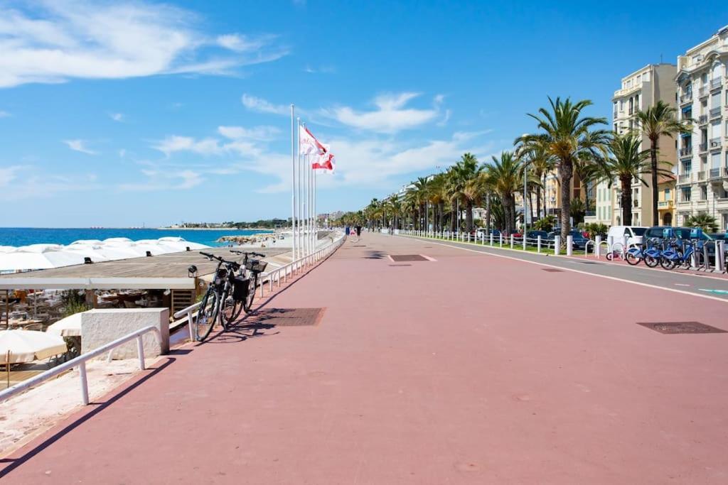 #43 Design Studio Terrace Ac Wifi Sea View 1Min Beach Nice Bagian luar foto